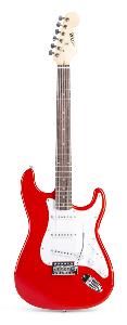 MAX GIGKIT PACK ROUGE-2 - PACK GUITARE ÉLECTRIQUE GIGKIT ROUGE