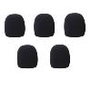 Pack de 5 Bonnettes Micro Noires - Pour micro Chant Type SM58