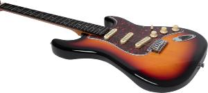 EKO GEE ST300-SB - ST 300 - Type Strat vintage - Sunburst