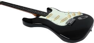 EKO GEE ST300-BLK - ST 300 - Type Strat vintage - Black