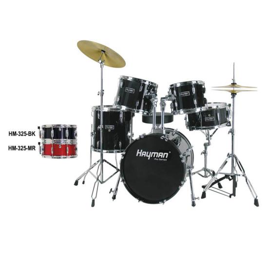 HAYMAN HM-325-BK - Batterie acoustique hayman pro serie 5 pièces jazz drum