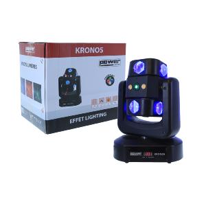 POWER LIGHTING KRONOS - Effet lighting LED 4-1 beam - laser - wash - strob