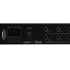 POWER STUDIO HPA 8 LED - Ampli Casques 8 Canaux - Vumètres A Leds