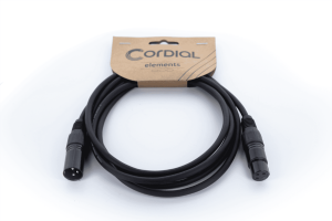 CORDIAL - Câble audio symétrique XLR - XLR mâle/XLR femelle - 1m