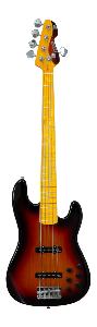 MARKBASS MB GV 5 GLOXY 3-TONE SUNBURST - BASSE ACTIVE 5 CORDES