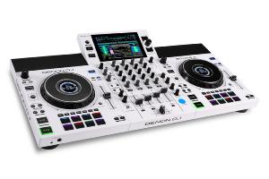 DENON DJ DDE SCLIVE4-WH - Système DJ autonome 4 voies avec écran tactile 7" W