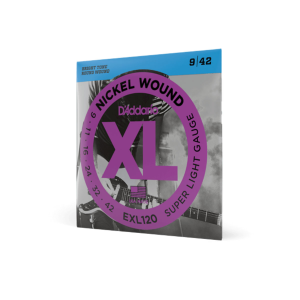 D'ADDARIO EXL120 - Nickel Wound, Super Light, 9-42