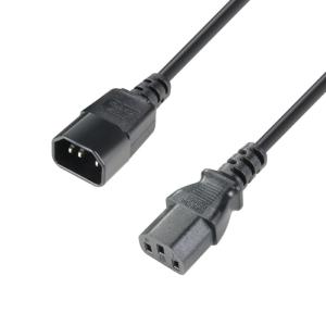 ADAM HALL 8101 KE 0050 - Power Extension Cable C14 - C13 0.5 m