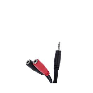 POWER ACOUSTICS CAB 2242 - 1 Mini Jack 3.5 / 2 Mini Jack Femelle 0.18m