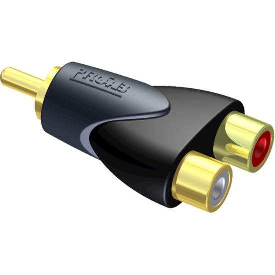 PROCAB - CLP106 - Classic adaptateur 1x RCA mâle - 2x RCA femelle