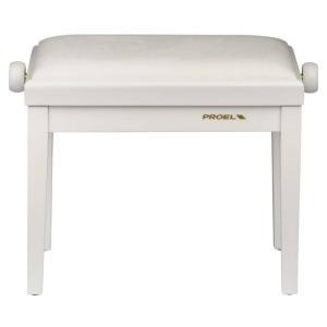 PROEL PB90VSWWH - banc réglable piano pb90 serie blanc velour