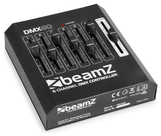 BEAMZ DMX60 - CONTRÔLEUR DMX60 6 CANAUX