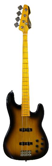 MARKBASS MB GV 4 GLOXY TOBACCO SUNBURST CR MP - BASSE ACTIVE 4 CORDES