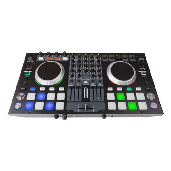 JBSYSTEMS DJ-KONTROL 4 - Contrôleur MIDI professionnel 4 canaux pour DJ