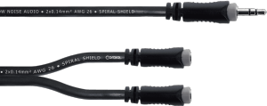 CORDIAL ECL EY0.3WYY - Mini-Jack / Jack - Fiche 3,5mm stéréo / 2x 3,5mm fem. st