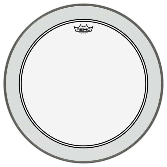 Remo P3-1320-C2 Powerstroke 3 peau batterie Clear 20'' Dot Bass Drum Head