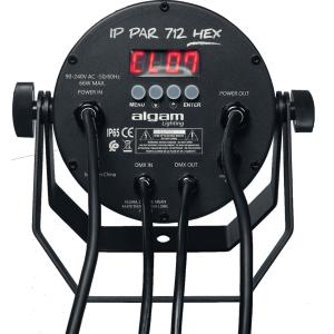 ALGAM LIGHTING  LAL IP-PAR-712-HEX - Projecteur à LED 7 x 12W RGBWAU IP65