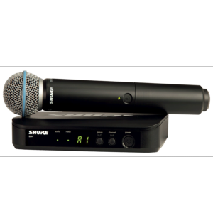 Micro SHURE BLX24E - BETA 58 FREQ M17 MAIN UHF