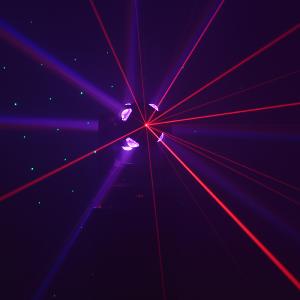 POWER LIGHTING KRONOS - Effet lighting LED 4-1 beam - laser - wash - strob