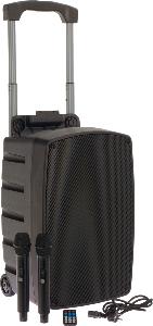 ALGAM AUDIO SAA TR12-BT - Enceinte trolley 12" 120W sur batterie, 2 micros UHF, BT