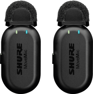 SHURE SSE MV-TWO-Z6 - Emetteur - 2 Micros cravate sans fil nomade