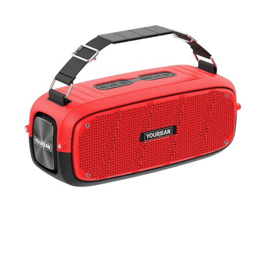 YOURBAN GETONE 60 RED - Enceinte Nomade Bluetooth Compacte - Couleur Rouge