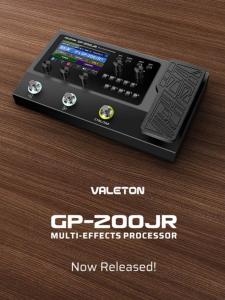 VALETON GP-200JR multi-effects processor with IR + amp/cab simulation + effects