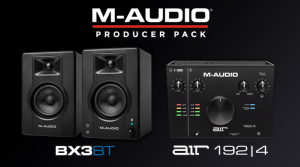 M-AUDIO RMD PRODUCER-PACK3 - Interface AIR192X4 et enceintes BX3D4-BT