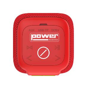 POWER ACOUSTICS GETONE 40 RED - Enceinte Nomade Bluetooth Compacte - Couleur Rouge