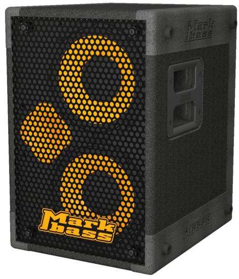 MARKBASS MB58R 102 ENERGY Enceinte 400w rms @ 8Ohms 2X10’’ Neodyme 1X Moteur 1"