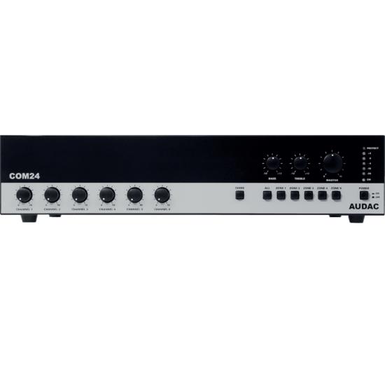  AUDAC - SAU COM24MK2 - Mélangeurs Amplifiés - 6 IN - 240W / 100V