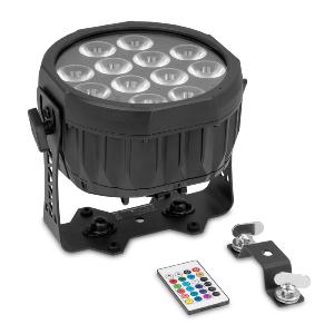 BEAMZ - PAR à LED sur batterie, 12 x 20 W RGBALC, DMX, étanche IP65