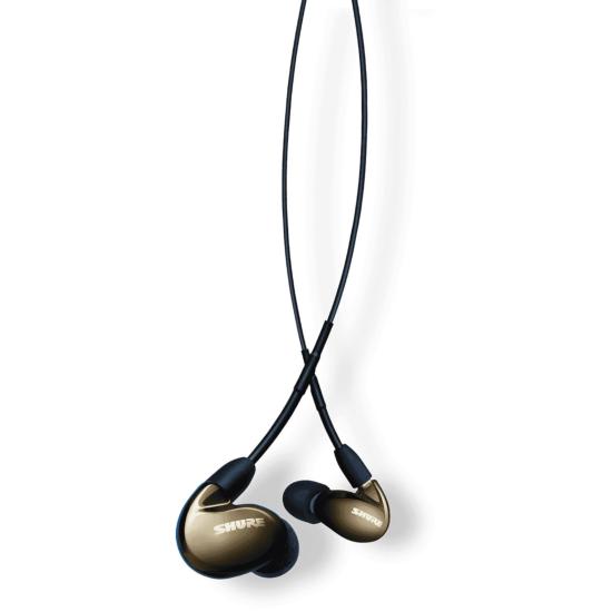 SHURE JSH SE846-BNZ+BT1 - Haute définition 3 voies BT + 3,5 mm bronze