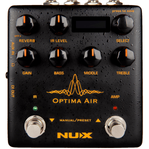 NUX MNU OPTIMA-AIR - Pédale d'effets simulateur de guitare acoustique