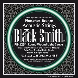 BLACK SMITH PB1254 - cordes guitare acoustique 12 -54