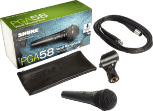 Shure - PGA58-XLR Voix - Dynamique cardioïde XLR