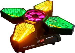 ALGAM LIGHTING - VINTAGE-FLOWER Projecteur rotatif multi-effet à LED