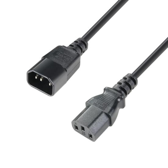 ADAM HALL 8101 KE 0500 - Power Extension Cable C14 - C13 5 m