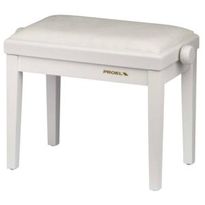 PROEL PB90VSWWH - banc réglable piano pb90 serie blanc velour