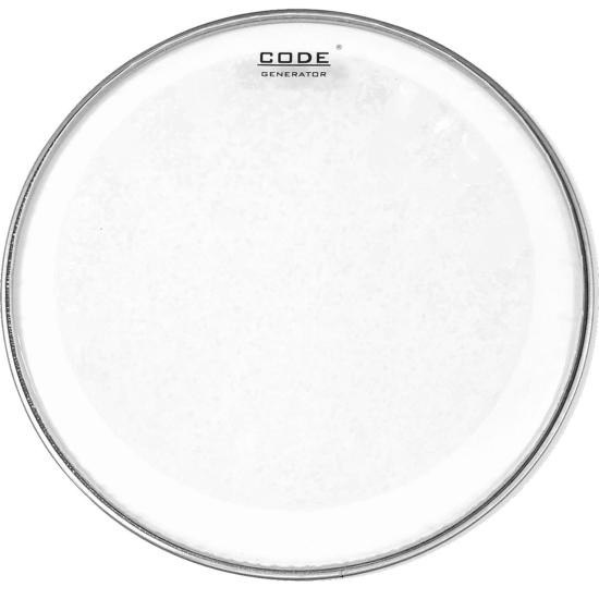 CODE DRUMHEADS PCO GENCL08 - Frappe ou résonance - Transparente 8"