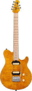 STERLING BY MUSIC MAN GSU AX3FM-TGO-M1 - Axis - Flame Maple - Trans Gold